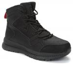 GRUNBERG CC черный натуральная кожа (нубук) Полипротект(PPL)/оксфорд мужские ботинки (О-З 2023)