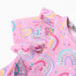 Платье для девочки, цвет розовый, рост 86 см