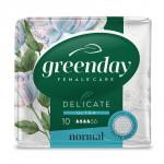 Прокладки женские 10 шт Ultra Normal Dry DELICATE GREEN DAY