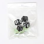 Астрологические кубики для гадания "Время игры", 3 шт, зеленые