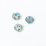 Астрологические кубики для гадания "Время игры", 3 шт, синие