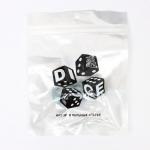 Астрологические кубики для гадания "Время игры", 3 шт, синие