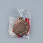 Медаль под нанесение 007 диам 5 см. Цвет бронз. С лентой