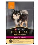 Корм PRO PLAN Adult OPTI SAVOUR (комплекс с высокой вкусовой привлекательностью) (в соусе) для собак малых пород, c уткой, 85 г