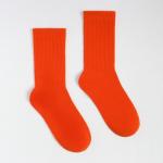 Носки, цвет оранжевый, размер 23-25