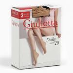 Носки женские Giulietta DAILY 20 (2 пары), цвет телесный (daino), размер 23-25