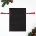 Мешок подарочный "Новогодние банты", 22 x 31 см
