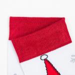 Носки «Дед мороз с мешком», цвет белый, размер 23-27 (38-41)