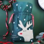 Мешок подарочный "Рождественский гость", 27 x 40,5 см