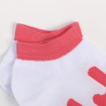 Носки женские, цвет розовый/белый, размер 23
