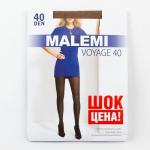 Колготки женские капроновые, MALEMI Voyage 40 ден, цвет загар (daino), размер 3
