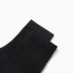 Носки женские, цвет черный, размер 23