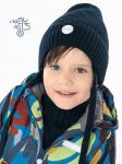 Комплект шапка и манишка для мальчика