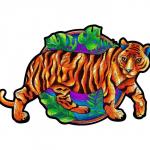 Деревянный пазл «Бенгальский тигр» + календарь