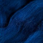 Шерсть для валяния 100% полутонкая шерсть 50гр (571-Синий)