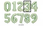 Шар фольгированный 32'/81см "Цифра "3" (зеленый)