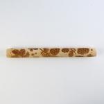 Скалка деревянная с узорами "Шишки" для выпечки, 30 см
