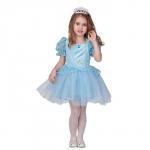 Карнавальный костюм ""Принцесса-малышка" голубая, платье, диадема, р.116-60"