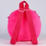 Рюкзак детский "Аниме", плюшевый, цвет розовый