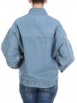 1088 BLUE  Куртка джинсовая женская YI SUO (98% хлопок 2% эластан)