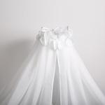 Балдахин "Эдельвейс", размер 150х300 см, цвет белый