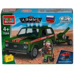 Город мастеров 7268-CY LADA 4x4 с пушкой, 81 дет.