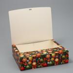 Коробка подарочная «Новогодние игрушки », 31 х 24,5 х 8 см