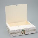 Коробка подарочная «Белая сказка », 31 х 24,5 х 8 см