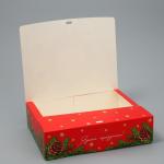 Коробка подарочная «С Новым годом! », 31 х 24,5 х 8 см