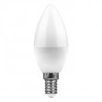 Лампа светодиодная FERON, (7W) 230V E14 6400K C37, LB-97