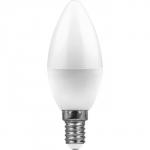 Лампа светодиодная FERON, С37, 9 Вт, Е14, 4000 К, дневной белый