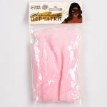 Карнавальный аксессуар- перчатки прозрачные, цвет розовый