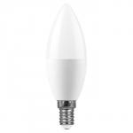 Лампа светодиодная FERON, C37, 11 Вт, E14, 915 Лм, 2700 К, 220°, 114х37, теплый белый
