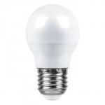 Лампа светодиодная FERON LB-95, G45, E27, 7 Вт, 230 В, 6400 К, 600 Лм, 220°, 82 х 45 мм