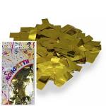 Конфетти 300 гр 2*5  см фольгированное Прямоугольники золото