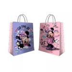 Minnie Mouse. Пакет подарочный большой (Best friends forever 3D, розово-сиреневый) 330*455*100 мм.