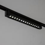 Светильник трековый SIMPLE "Линза" LED 30Вт черный 47х3,5х4,5 см
