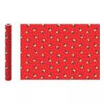 Minions 2. Упаковочная бумага (красная), 700*1000 мм, 2  шт в рулоне (рисованные)