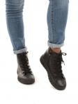 04-YSN2285-1 BLACK Ботинки женские зимние (натуральная кожа, шерсть) размер 36
