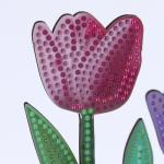 Алмазная вышивка "Цветы с бабочками в саду" интерьерный декор