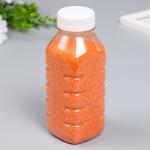 Песок цветной в бутылках "Оранжевый" 500 гр