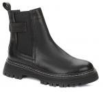 ALBA черный нат. кожа/текстиль женские ботинки (О-З 2023)