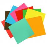 Бумага цветная для оригами и аппликаций 14 х 14 см, 200 листов CREATIVE Яркие цвета, 20 цветов, 80 г/м2