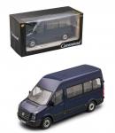 Cararama. Модель 1:24 "Volkswagen Crafter Bus" металл. синий арт.30191