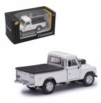 Cararama. Мини-модель 1:43 "Land Rover Series 109 Pickup" металл. белая арт.7863