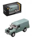 Cararama. Мини-модель 1:43 "Land Rover Series 109 with awning" с тентом металл. серая арт.7865