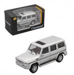 Cararama. Мини-модель 1:43 "Mercedes-Benz G-Class G500" металл. серебристая арт.30182