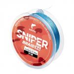 Шнур плетеный Salmo Sniper BRAID X4, диаметр 0.23 мм, тест 11.34 кг, 91 м, синий