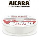 Леска Akara Action Clear, диаметр 0.18 мм, тест 3.45 кг, 100 м, прозрачная