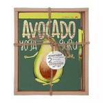 НАБОР ПОДАРОЧНЫЙ "Avocado Style. Yoga guru" (ДВЕ ТЕТРАДИ И РУЧКА)